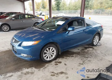 2012 Honda Civic Ex-L from USA, damaged, VIN 2HGFG3B12CH537418